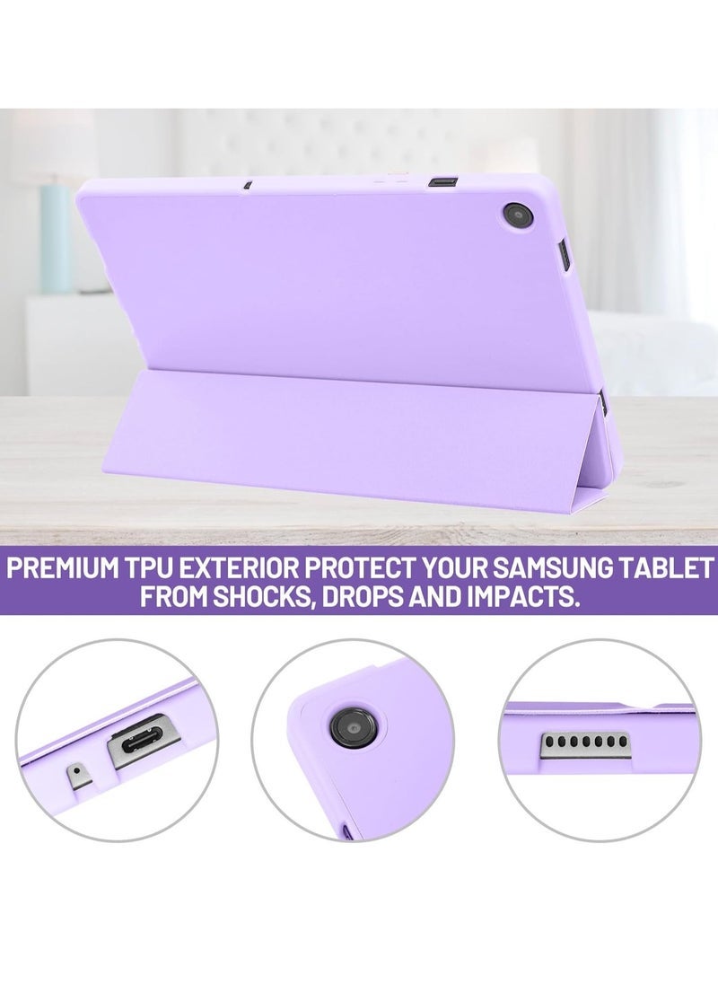 Gravity Case for Samsung Galaxy Tab A9+ / A9 Plus 11 Inch 2023 – Thin Folio Stand Tablet Protective Case | Multi-Angle Viewing | Auto Wake/Sleep Function | Lightweight, Slim & Durable Design | Purple - Image 5