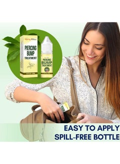 BodyJ4You Piercing Bump Treatment Keloid Bump Removal | Nose Piercing Cleaner Ear Piercing Cleaning Solution | Bump Shrinking Drops Keloid Bump Removal | Aftercare Piercing Solution | 0.33 Fl Oz  - Image 4