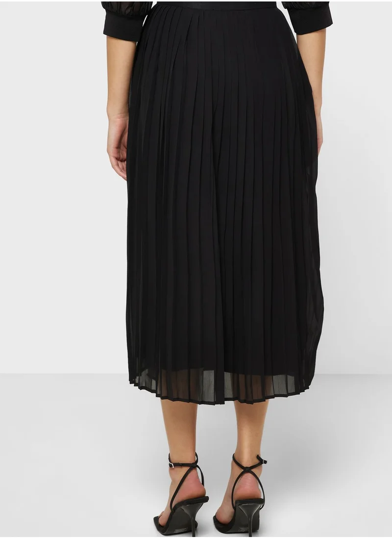خزانة Pleated A-Line Skirt