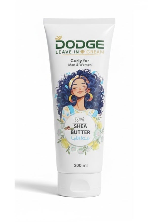 Dodge Leave-In Cream- with & SHEA BUTTER GOLDEN WATER - 200ml - Image 2