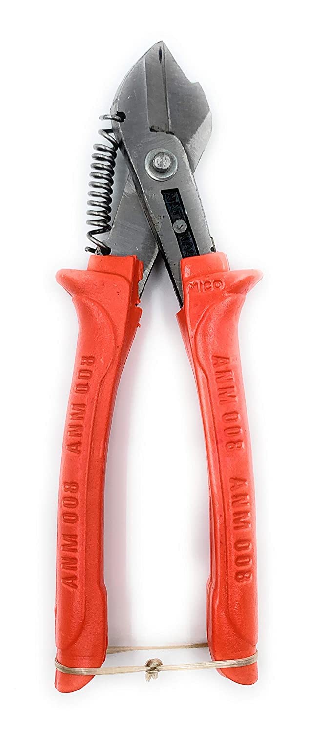 Ceznek Tempered Iron Cutting Plier 8 Heavy Katiya Rubber Grip Professional Home Use Multipurpose for Metal Wire Sheet Plastic Cutting Jewellery Making Repair Model Making Hobby Crafts DIY - Image 1