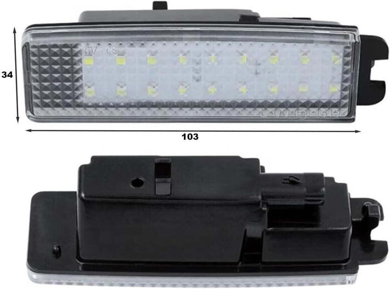 Vuzmode LED License Plate Light for Toyota and Lexus - Image 2