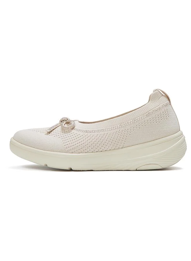 Fitflop SUPER-Q BOW CRYSTAL-TRIM KNIT  BALLET FLATS