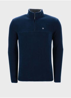Buratti Buratti Slim Fit Anti-Pilling Non-Pilling Bato Collar Winter Raised Polar Fleece Men's POLAR 5906001  - Image 2