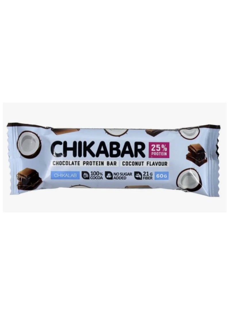 BomBBar Chikabar - Chocolate Protein Bar with 25% Protein, 21g Fiber and Zero Sugar - Coconut Flavour - 60g, 1 Bar - pzsku/Z79AF0EB8A244499504F2Z/45/1741166588/ef4692cf-94c0-4dfb-84d7-37a4e739dfe8