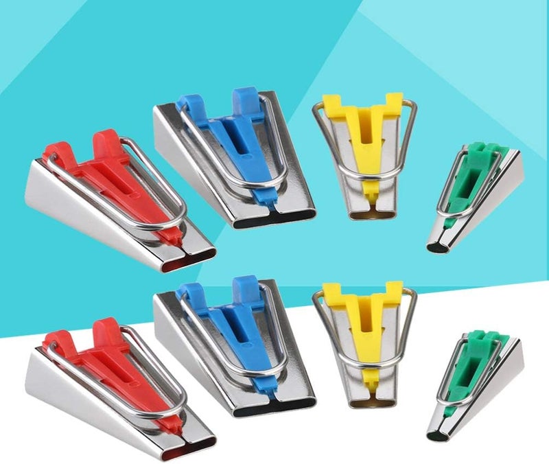 klarako 8PCS Bias Tape Maker Set Fabric Sewing Quilting Tools Binding Tape Maker for DIY Craft - Image 3