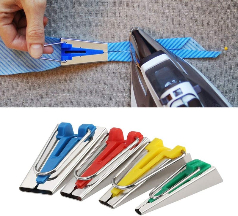 klarako 8PCS Bias Tape Maker Set Fabric Sewing Quilting Tools Binding Tape Maker for DIY Craft - Image 5