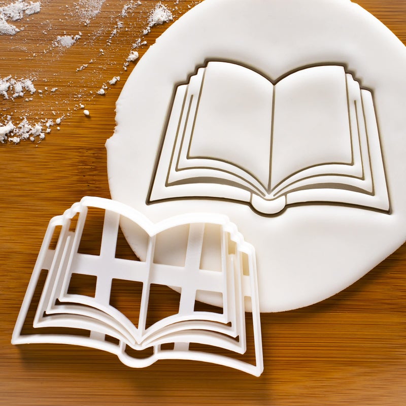 Bakerlogy Set of 3 Back to School themed cookie cutters (Designs: Backpack  Book  Pencil)  3 pieces - Bakerlogy - Image 5