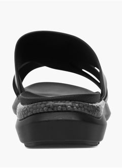 Le Confort Mens Solid Cross Strap Slip-On Sandals  - Image 4