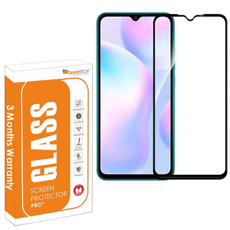 OpenTech Tempered Glass Screen Protector Compatible For Redmi 11 Prime 5G With Edge To Edge Coverage And Easy Installation Kit for Smartphone - Image 1