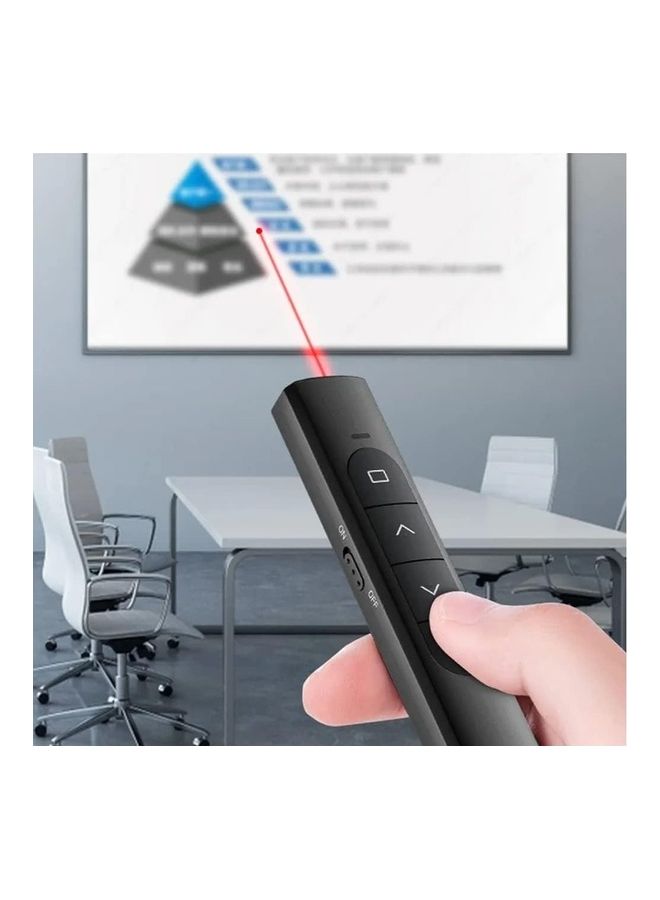 HP SS10 Wireless rechargeable Presentation Flip Pen Wireless Laser Presentation Control Black - Image 4