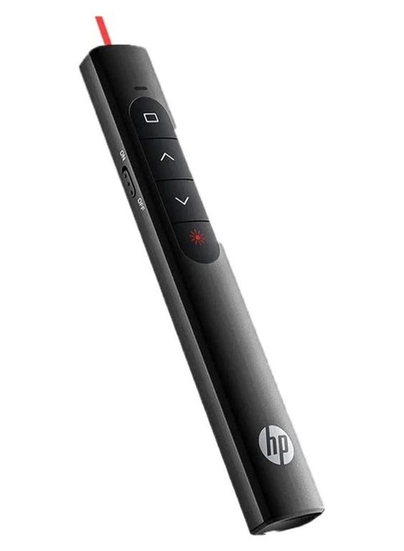 HP SS10 Wireless rechargeable Presentation Flip Pen Wireless Laser Presentation Control Black - Image 1