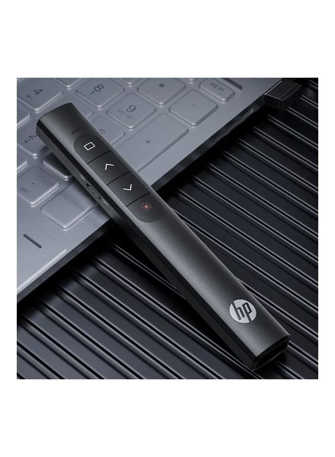 HP SS10 Wireless rechargeable Presentation Flip Pen Wireless Laser Presentation Control Black - Image 5