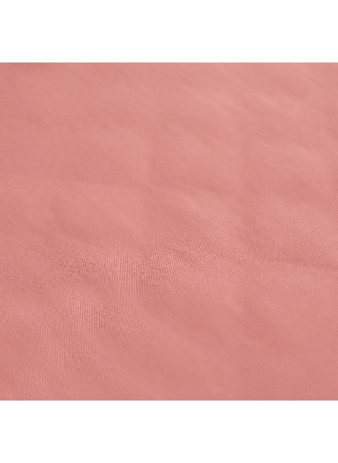 Home Box - Derby Solid Microfiber Double Fitted Sheet 140 x 200 x 25 cm - Image 1