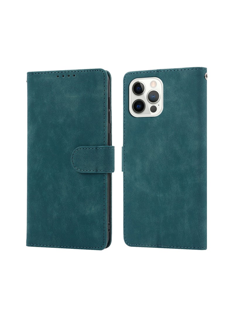 Suteni Flip Cover Leather Protective Hidden Card Slots Phone Case for iPhone - Image 1