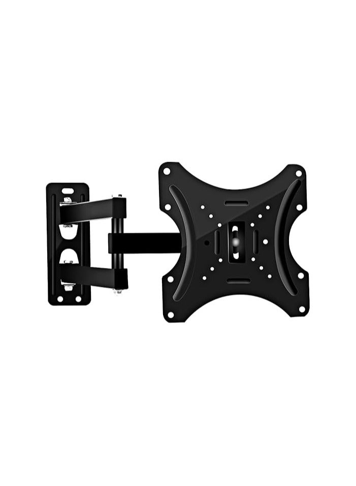 Movable TV Stand for 14-42 Inch Articulated Screens – Reinforced Steel Base with 3 Adjustable Arms, Supports up to 35 kg, Max VESA 200x200 mm