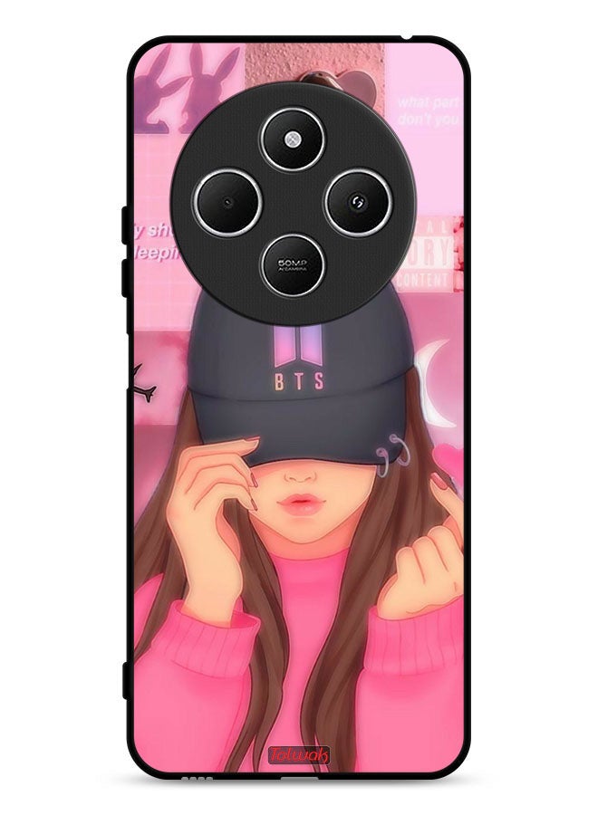 Tolwak Xiaomi Redmi 14R 5G Protective Case Cover Cap Girl Snap - Image 1