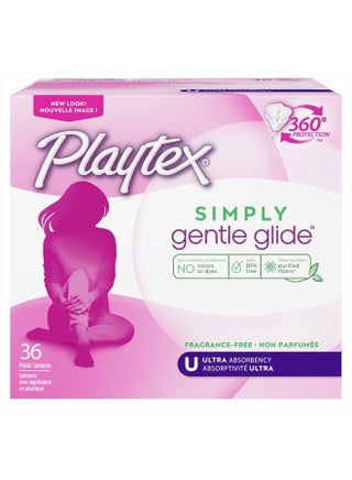 Playtex Simply Gentle Glide Tampons, Ultra Absorbency, Fragrance-Free - 36ct - pzsku/Z79AF5DA93F7BC93CEDB3Z/45/_/1715556747/726e2798-ff6e-424e-8736-c868de49d4f7