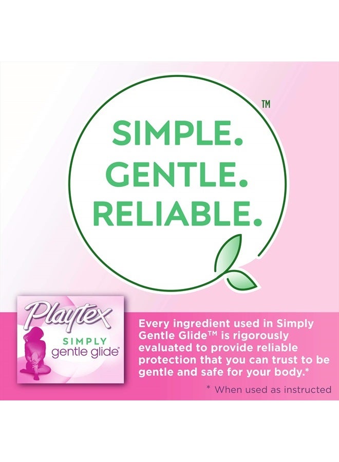Playtex Simply Gentle Glide Tampons, Ultra Absorbency, Fragrance-Free - 36ct