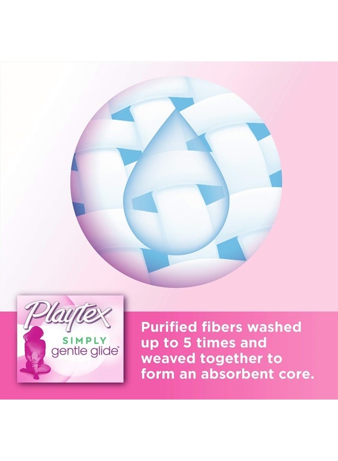 Playtex Simply Gentle Glide Tampons, Ultra Absorbency, Fragrance-Free - 36ct