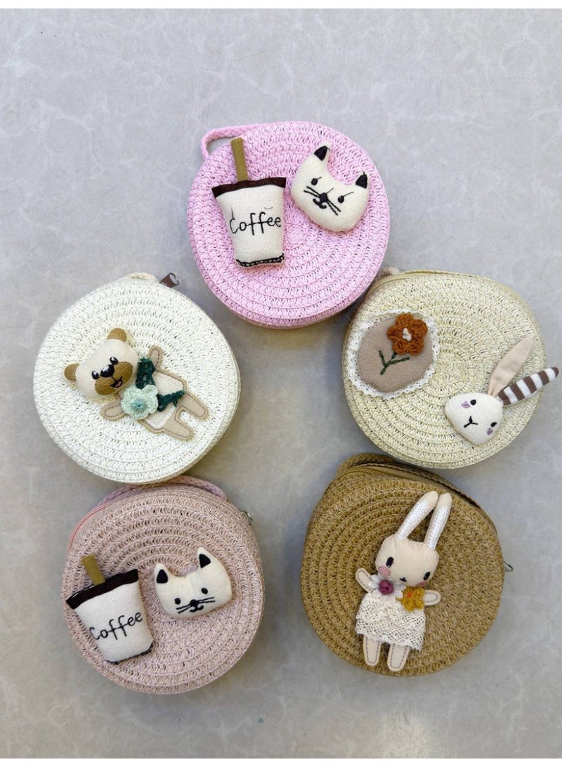 حقيبة اطفال خوص لطيفة مناسبة للاطفال