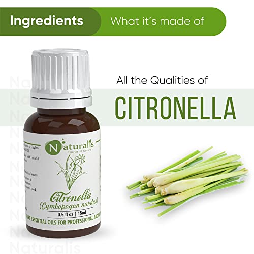 Naturalis Essence of Nature Citronella Essential Oil - 15ml - Image 2