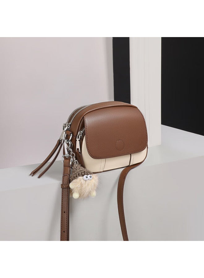 Viney Leather Handbag For Women, Stylish Phone Bag, Light Luxury Crossbody Shoulder Bag, Practical Birthday And Mother's Day Gift For Mom - Image 2