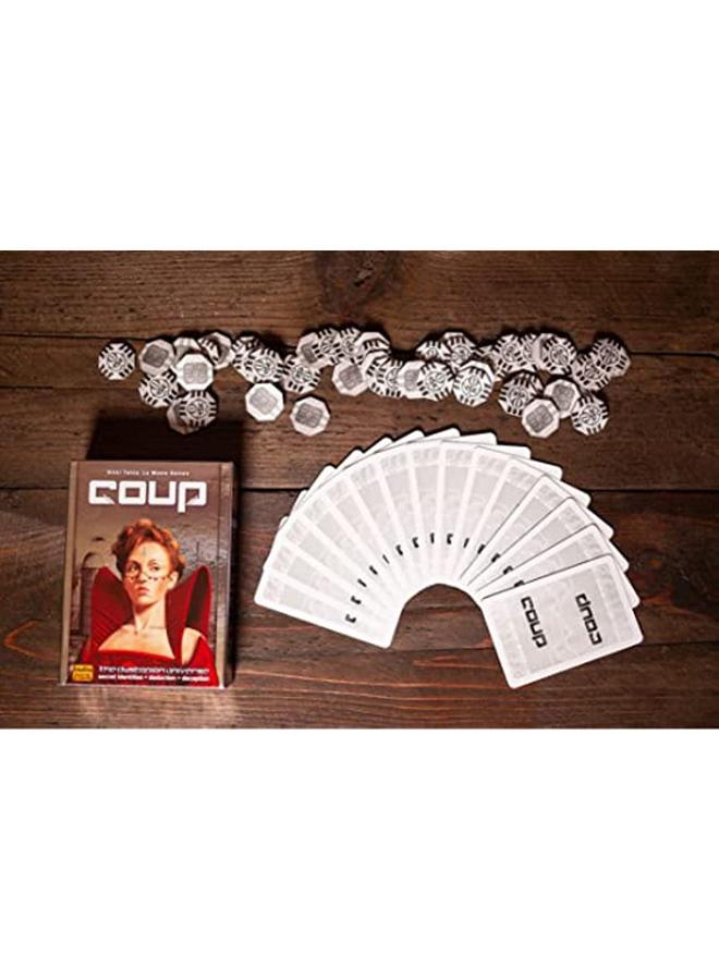 Bluejw English Version Coup Coup Card Board Game Family Leisure Gathering Men's And Women's Parent-Child Paper Card Game - Image 4