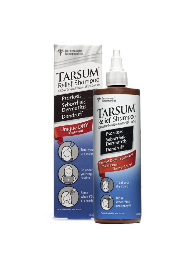 Tarsum - Extra Strength Psoriasis Shampoo Coal Tar Shampoo And Conditioner For Scalp Psoriasis Seborrheic Dermatitis Severe Dandruff & Eczema Exfoliating Relief For Flaky & Itchy Scalp (4 Oz) - Image 1