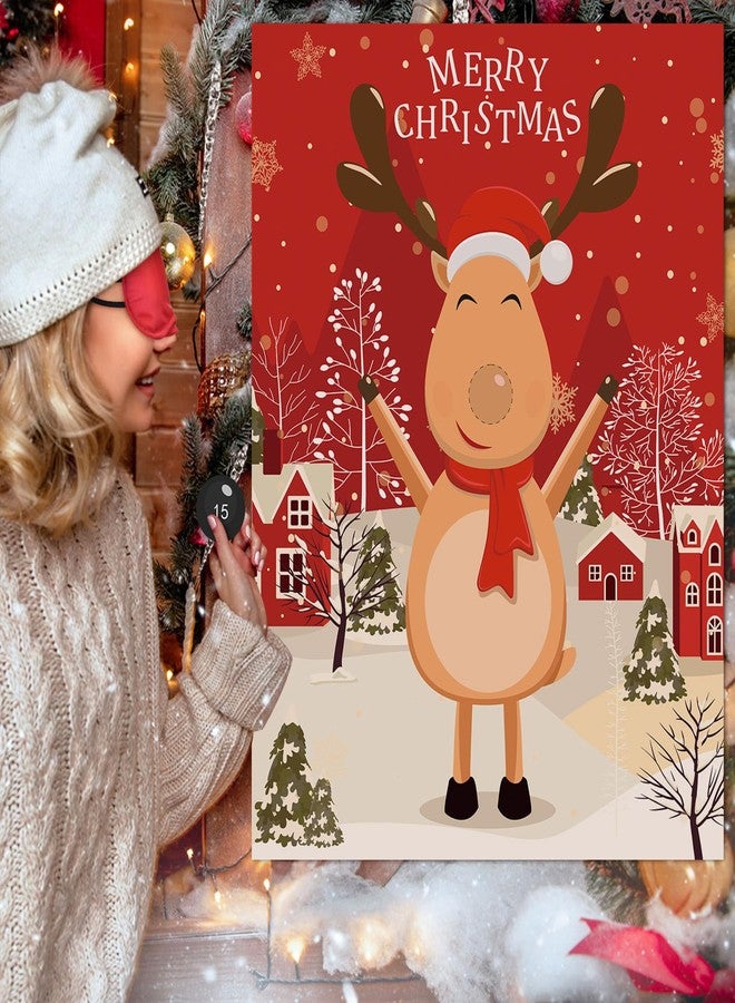 Gejoy Pin the Nose on the Reindeer Snowman Christmas Party Games Pin Games Set Christmas Holiday Activities Family Adults New Year Xmas Party Supplies - Image 5