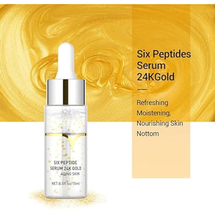 Lanbena Six Peptide Serum 24K Gold 15ml - Image 2