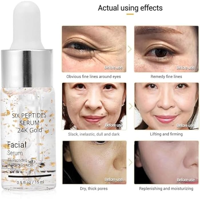 Lanbena Six Peptide Serum 24K Gold 15ml - Image 5