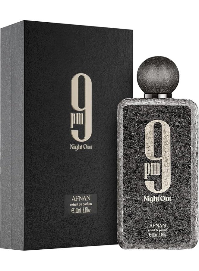 أفنان AFNAN 9PM NIGHT OUT EXTRAIT DE PARFUM 100ML - Image 1