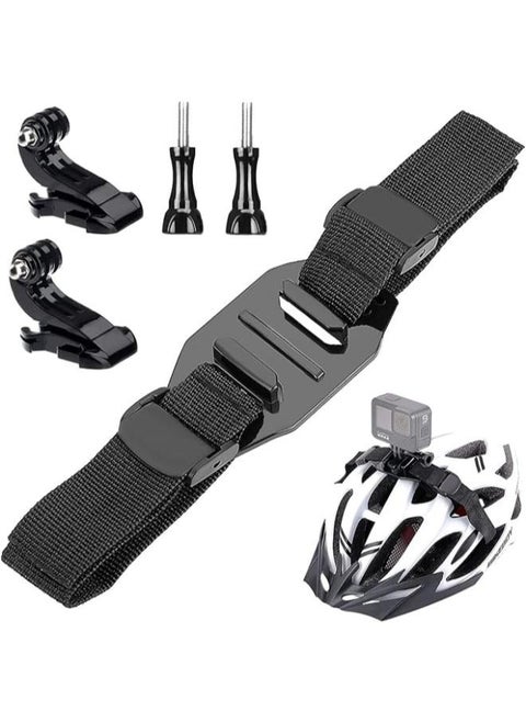 Helmet Strap Mount Adjustable Bike Helmet Strap Head Belt Holder Compatible with Insta360 One X3/X2/X R/Gopro Hero Series/DJI OSMO Action Camera