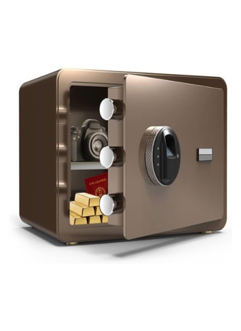 Safe with Biometric Fingerprint Lock  A4 File Size Safe For Home Office Store (25*35*25CM)