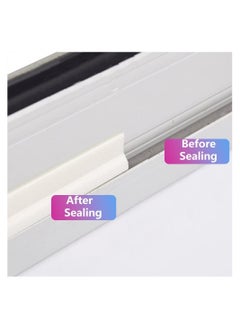 KASTWAVE 2 Pieces Draft Stopper Sweep Window Seal Strip Self-Adhesive Soundproof Seal Strip Cuttable  - Image 4