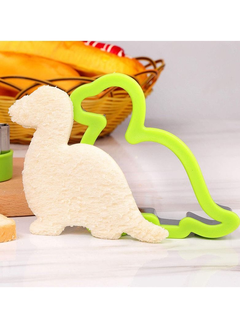 12-Piece Stainless Steel Sandwiches Cutter Set Multicolour - Image 4