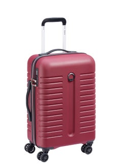 DELSEY Iroise Hardcase Double wheel cabin trolley luggage bag 55cm/22Inch, 2.8kg, 36L - Red - Small  - Image 2