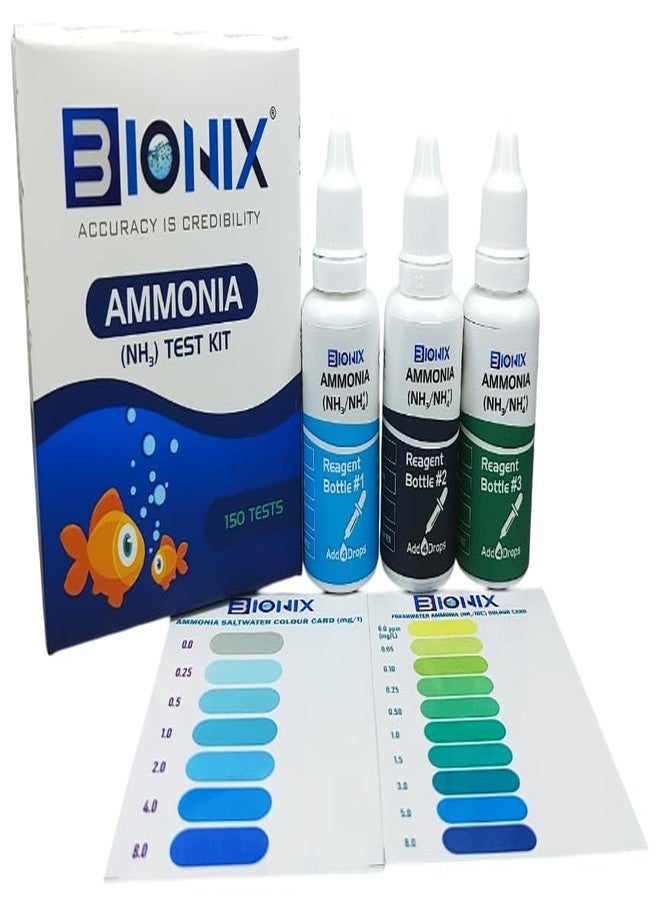 BIONIX Ammonia Test Kit for Fresh & Saltwater(150 Test) - Image 4