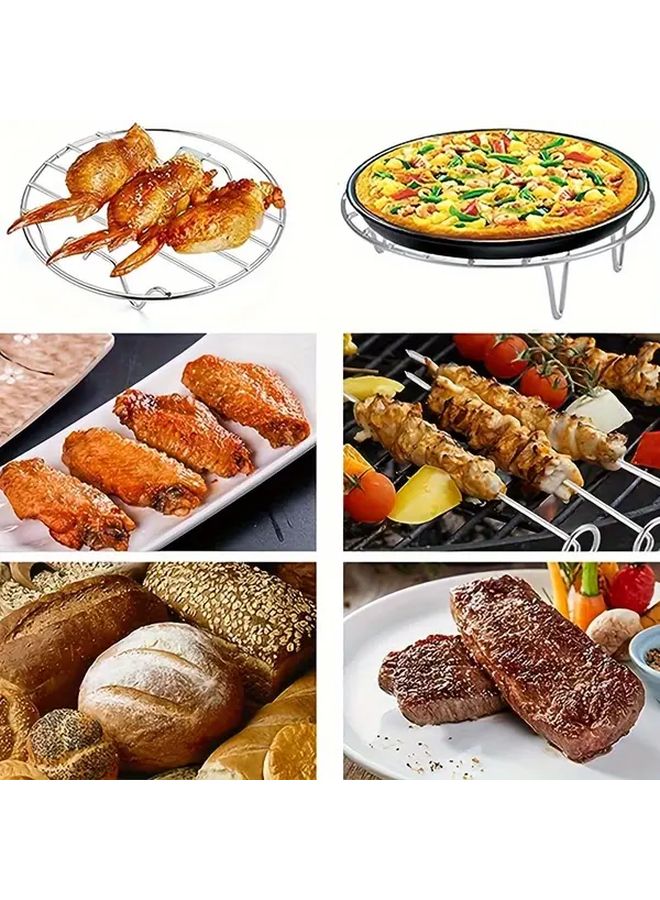 حامل بخاري من الفولاذ المقاوم للصدع بتصميم 4 زوايا سلة بخارية للطبخ بالحث الكهربائي - Image 5