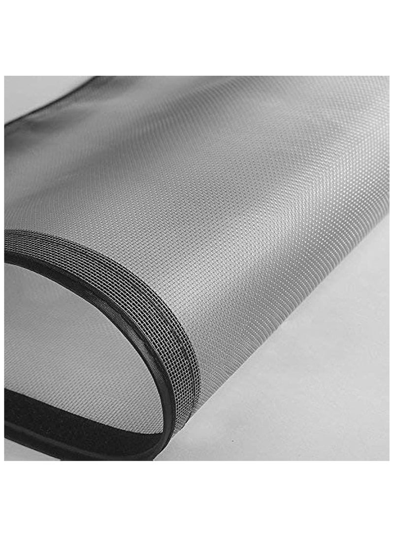 Screen Window Adjustable DIY Window Net Fiberglass Fine Mesh Screen Protector Fits 1 * 1m with Sticky Velcro,Anti Mosquito Bug Insect Fly Window Screen Mesh Net Curtain,Easy to Install