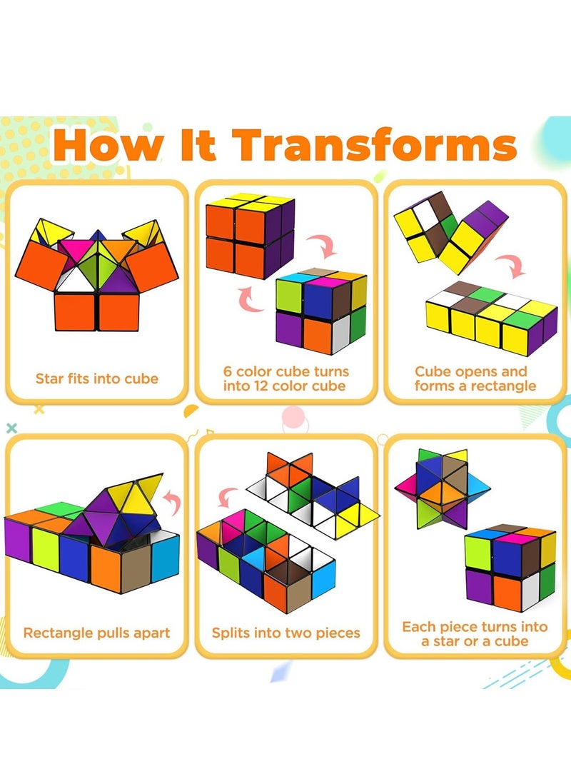 SHENYU Versatile Rubik's Cube Toy Magic Cube for Kids and Adults Brain Teasers Puzzle Games 6CM  - Image 3