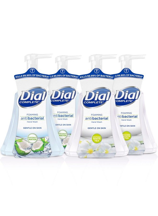 Dial Complete Antibacterial Foaming Hand Wash Coconut Water/Soothing White Tea 15 Fl Oz (Pack Of 4) - Image 2
