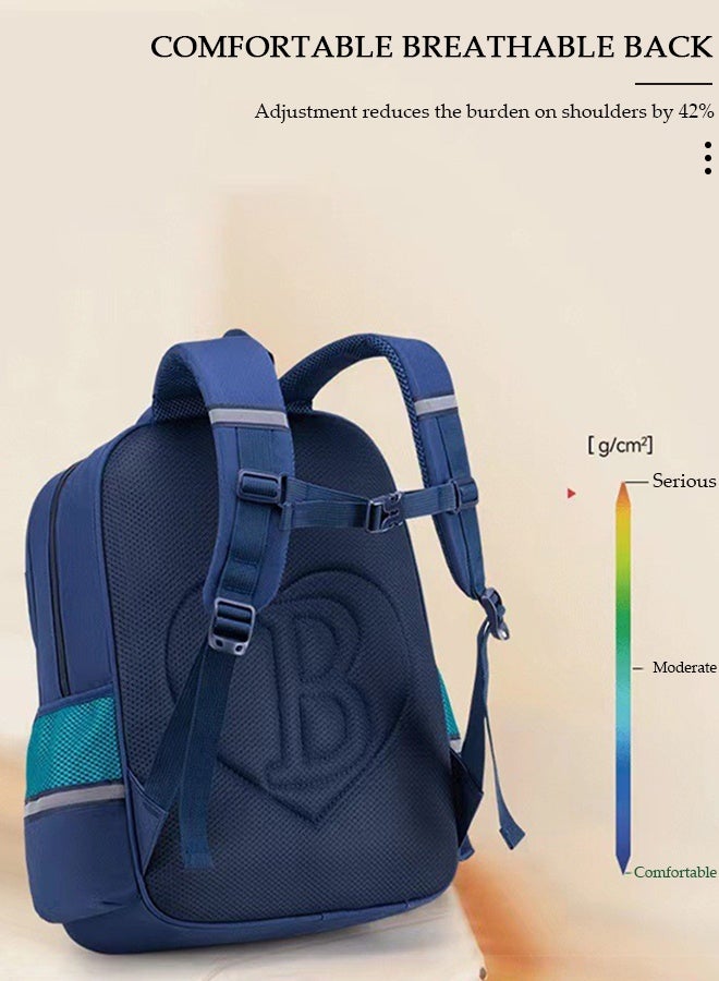 DUNISO Boy's School Backpack Waterproof Book Bag with Compartments for Teen Boy Kid Students Elementary School Kids' School Bag with Large Capacity - Image 5