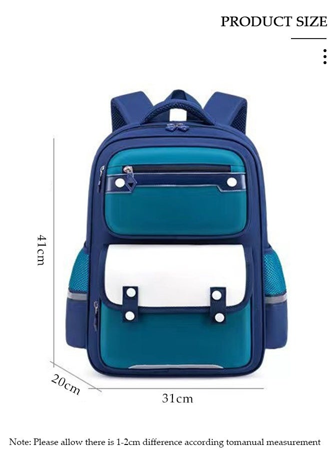DUNISO Boy's School Backpack Waterproof Book Bag with Compartments for Teen Boy Kid Students Elementary School Kids' School Bag with Large Capacity - Image 2