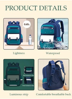 DUNISO Boy's School Backpack Waterproof Book Bag with Compartments for Teen Boy Kid Students Elementary School Kids' School Bag with Large Capacity  - Image 3