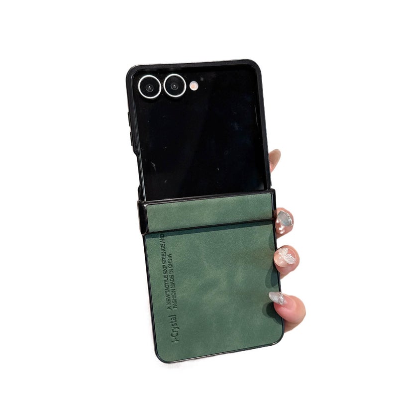 غطاء واقي | أخضر | مقاوم للصدمات لـ Samsung Galaxy Z Flip 6 | مقاوم للصدمات | حماية من السقوط - Image 1