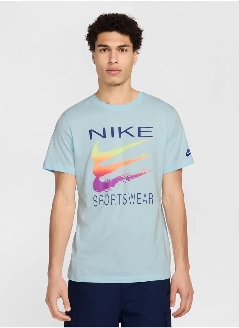 نايكي Nsw Swoosh Logo T-Shirt