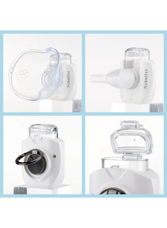 جهاز استنشاق البخار بالموجات فوق الصوتية للأطفال والرجال والنساء، جهاز ترطيب بخاري محمول صغير للمنزل والسفر، - Image 2