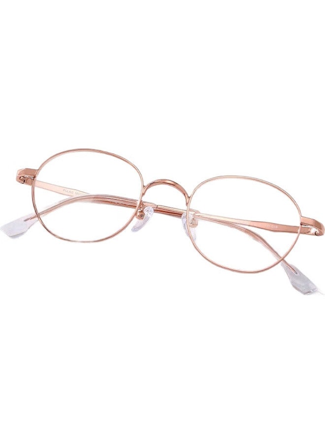 pulais Children'S And Teenagers' Anti-Blue Light Glasses, Myopia Glasses Frame, Unisex Custom Pm20011 Rose Gold - Image 1